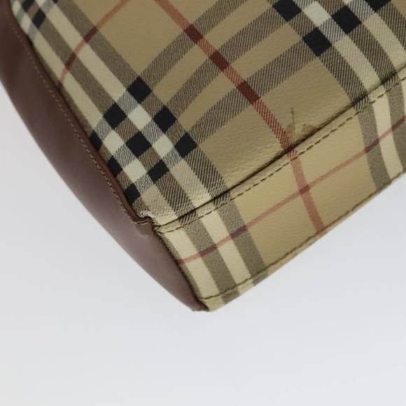Burberry Haymarket Beige Canvas shoulder - Picture 10 of 10